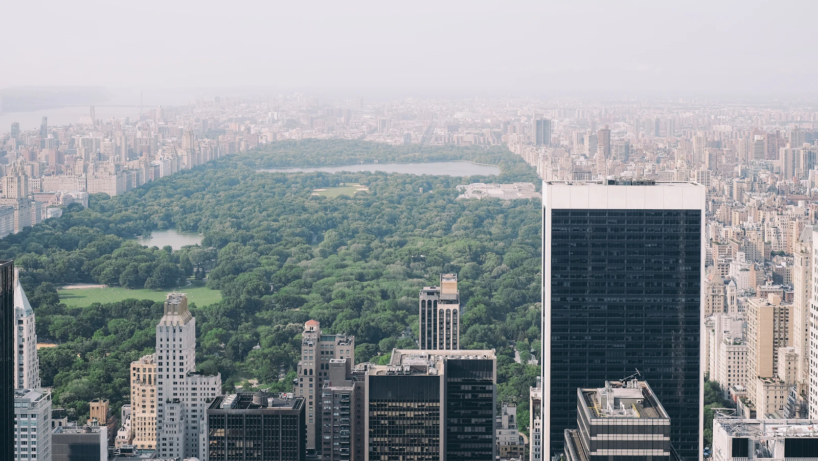 Aerial view of Central Park, New York