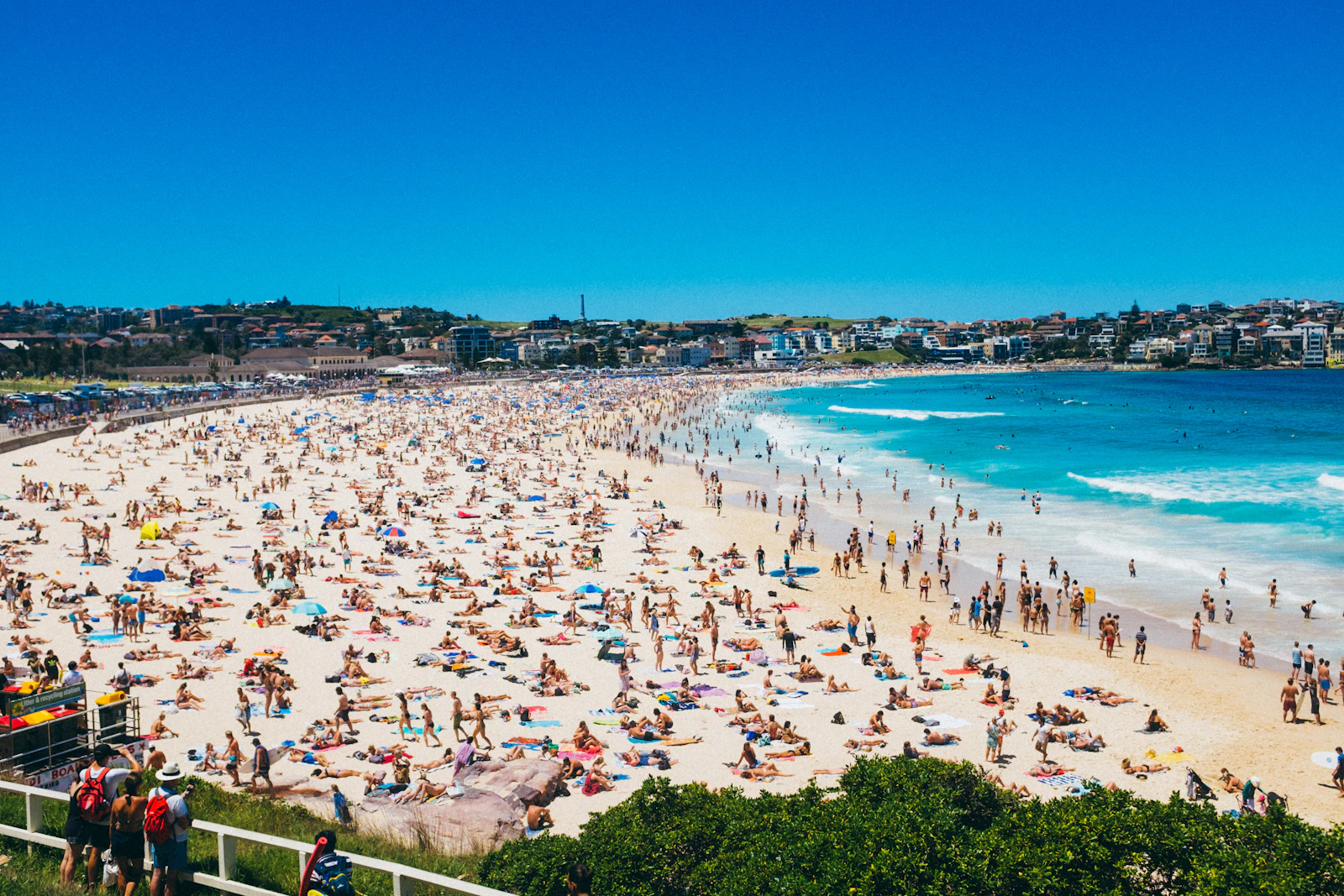 Bondi Beach on a sunny day in Sydney