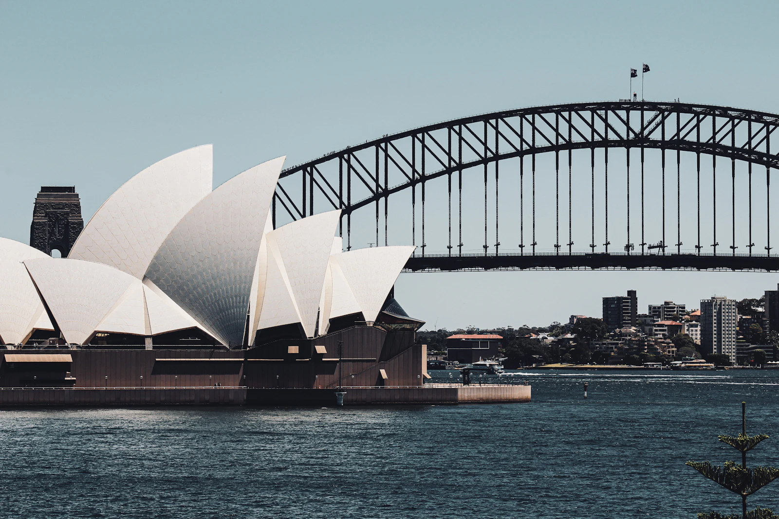 Sydney Opera House and Harbour Bridge together