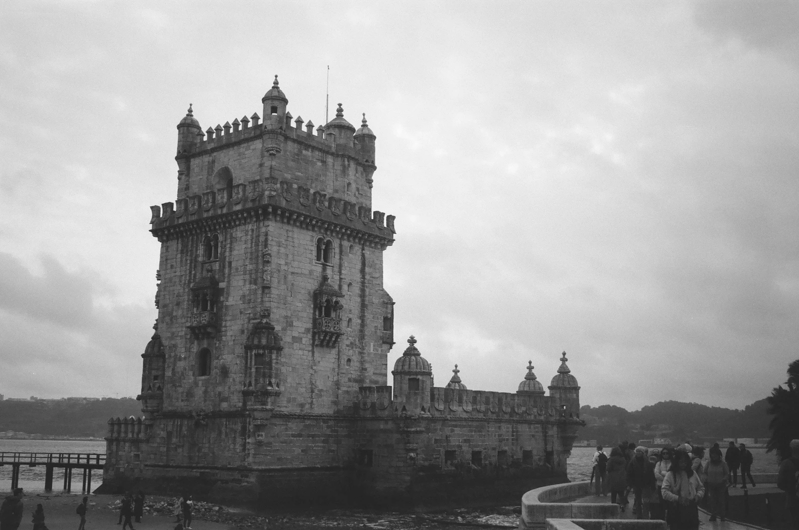 Belem Tower on the river in Lisbon